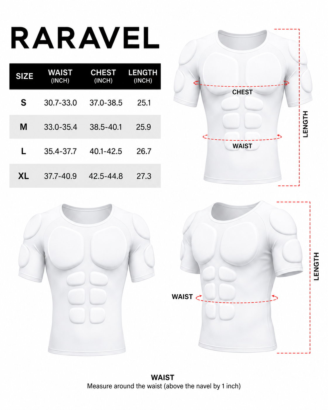 Raravel Instant V-Taper Shirt